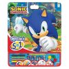 Sonic kreatív színező készlet - 5 az 1-ben - Cefa Toys