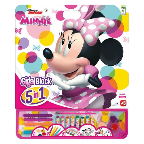 Minnie kreatív színező készlet - 5 az 1-ben - Cefa Toys