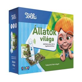   Tolki - Állatok világa - interaktív szett ( könyv és toll )