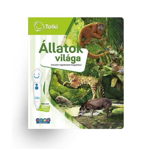 Tolki - Állatok világa - interaktív szett ( könyv és toll )