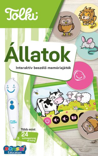 Tolki interaktív memóriajáték - Állatok