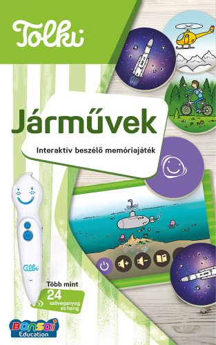 Tolki interaktív memóriajáték - Járművek