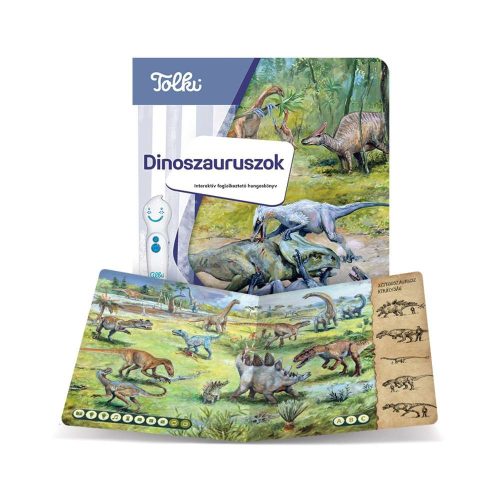Dinoszauruszok - Tolki interaktív foglalkoztató hangoskönyv