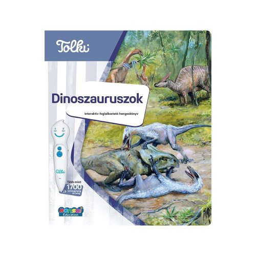 Dinoszauruszok - Tolki interaktív foglalkoztató hangoskönyv