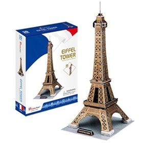   3D puzzle: Eiffel torony CubicFun 3D híres épület makettek