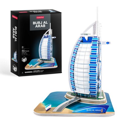 3D puzzle: Burdzs Al Arab CubicFun 3D épület makettek