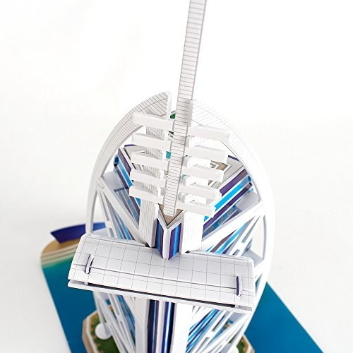 3D puzzle: Burdzs Al Arab CubicFun 3D épület makettek
