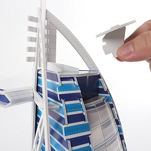 3D puzzle: Burdzs Al Arab CubicFun 3D épület makettek