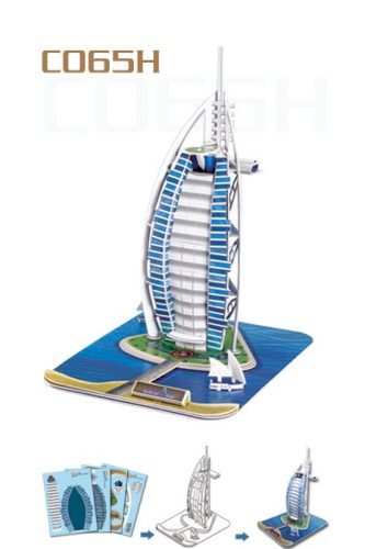 3D puzzle: Burdzs Al Arab CubicFun 3D épület makettek