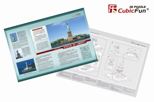 3D puzzle: Szabadságszobor (USA) CubicFun 3D híres épület makett