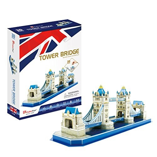 3D puzzle: Tower Bridge CubicFun 3D híres épület makettek