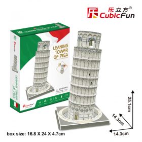   3D puzzle: Pisai ferde torony CubicFun 3D híres épület makettek