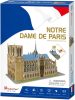 3D puzzle: párizsi Notre Dame CubicFun 3D épület makettek