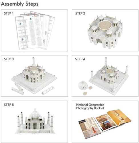 3D puzzle: Taj Mahal - India