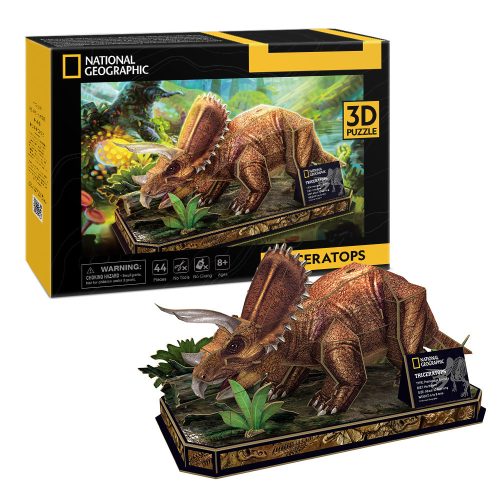 3D puzzle: Triceratopsz - National Geographic