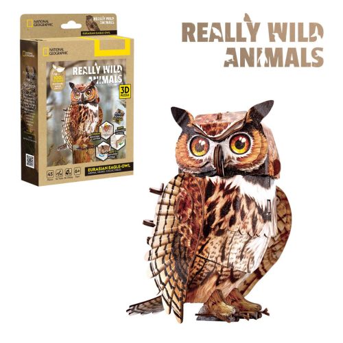 3D puzzle: Bagoly - National Geographic