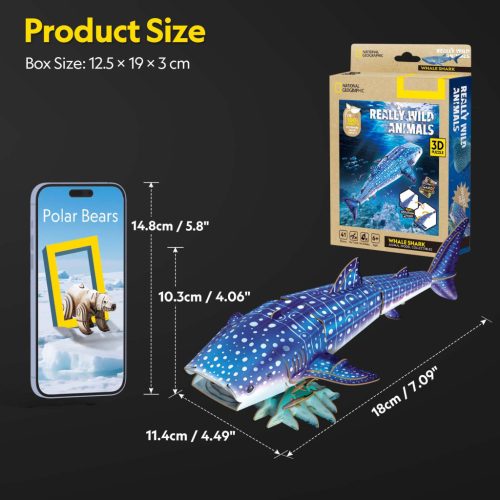 3D puzzle: Cetcápa - National Geographic