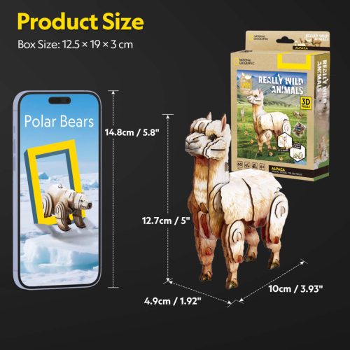 3D puzzle: Alpaka - National Geographic