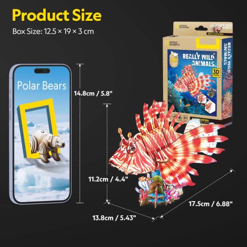 3D puzzle: Vörös tűzhal - National Geographic