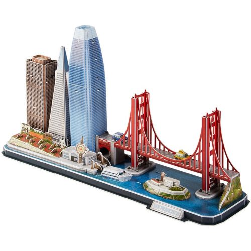 3d LED világítós puzzle: CityLine San Francisco