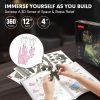 3d Led világítós puzzle: Bolygó Hollandi CubicFun kalózhajó makett LED világítással