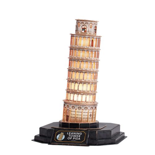 3d LED világítós puzzle: Pisai ferde torony