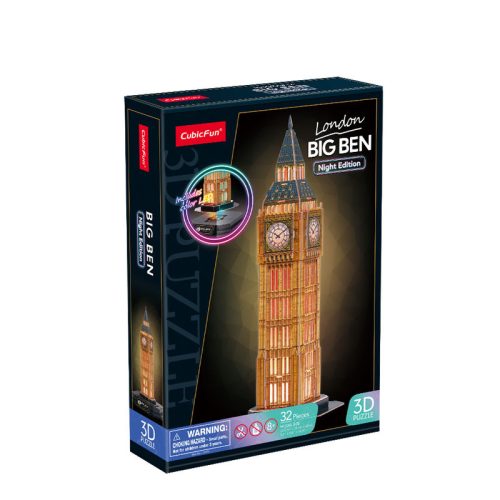 3d LED világítós puzzle: Big Ben