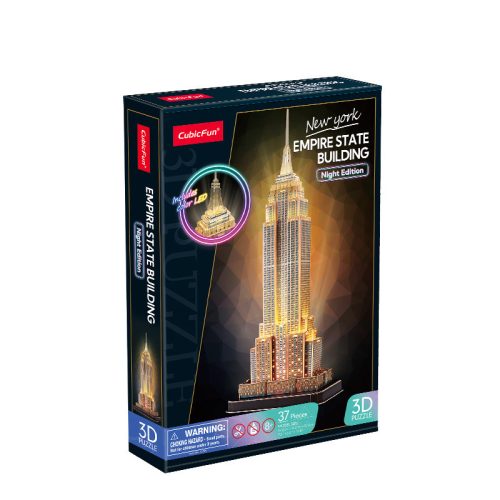 3d LED világítós puzzle: Empire State building