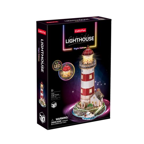 3d LED világítós puzzle: Világítótorony