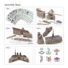  3D profi puzzle: Notre Dame de Paris CubicFun 3D épület makettek
