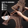 3D profi puzzle: Eiffel-torony MESTER változat Cubicfun