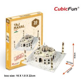 3D kicsi puzzle: Taj Mahal CubicFun 3D épület makettek