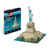 3D kicsi puzzle: Szabadságszobor (USA) CubicFun 3D épület makettek