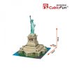 3D kicsi puzzle: Szabadságszobor (USA) CubicFun 3D épület makettek