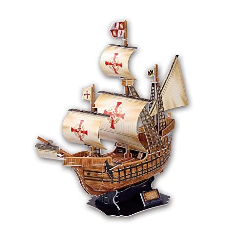3D puzzle: Santa Maria CubicFun 3D hajó makettek