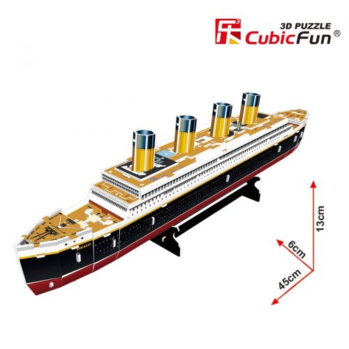 3D puzzle: Titanic CubicFun 3D jármű makettek