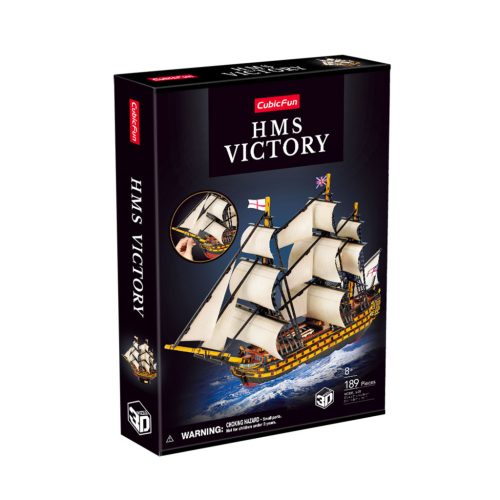 3D puzzle: HMS Victory CubicFun 3D jármű makettek
