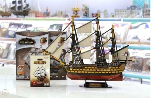 3D puzzle: HMS Victory CubicFun 3D jármű makettek