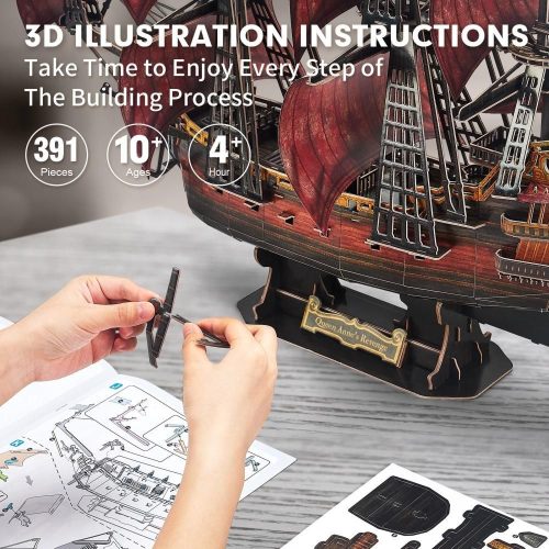 3D profi puzzle: Anna királynő bosszúja - Bíbor változat