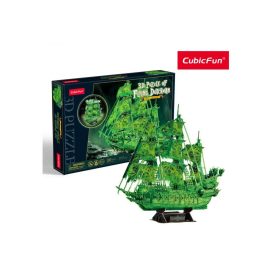   3d puzzle: Bolygó Hollandi Fluoreszkáló kalózhajó makett - cubicfun