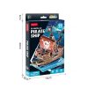 3D kicsi puzzle: Pirate Ship - kalózhajó