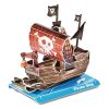 3D kicsi puzzle: Pirate Ship - kalózhajó