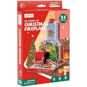 3D kicsi puzzle: kandalló