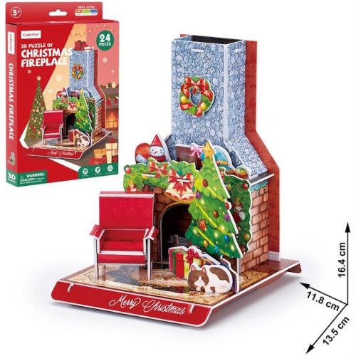 3D kicsi puzzle: kandalló