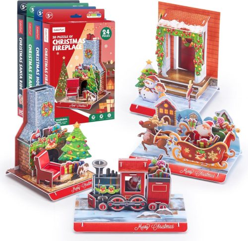 3D kicsi puzzle: kandalló