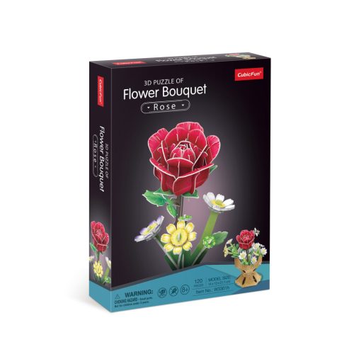 3D puzzle: Rózsa