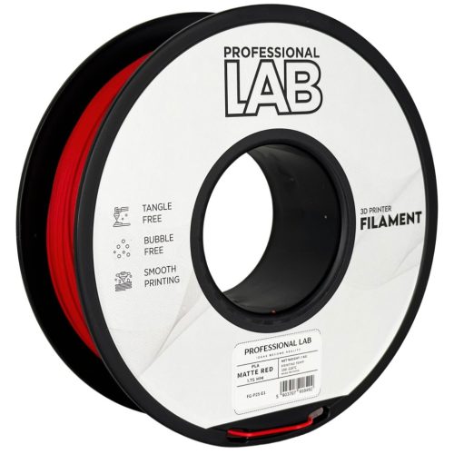 PLA MATT Filament 1,75mm piros 1Kg - Professional Lab