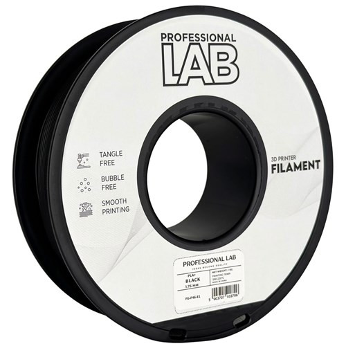 PLA+ Filament 1,75mm fekete 1Kg - Professional Lab