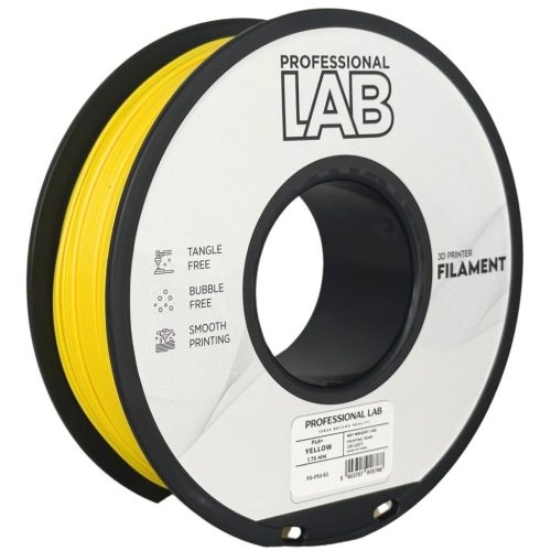 PLA+ Filament 1,75mm sárga 1Kg - Professional Lab