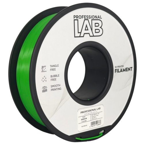 PLA+ Filament 1,75mm zöld 1Kg - Professional Lab